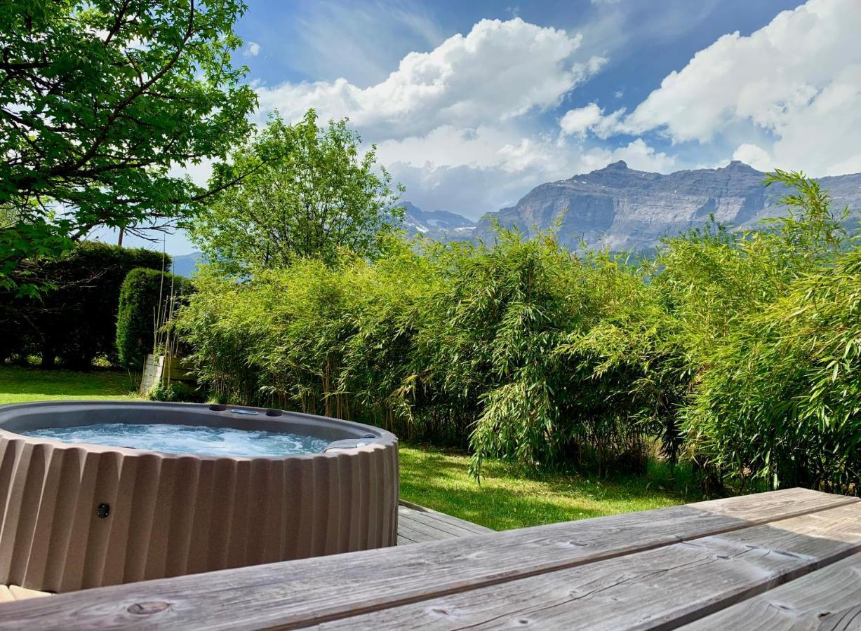 Appartement Avec Jacuzzi Dans Chalet Prive, Grande Terrasse, Parking Gratuit Лез-Уш Экстерьер фото